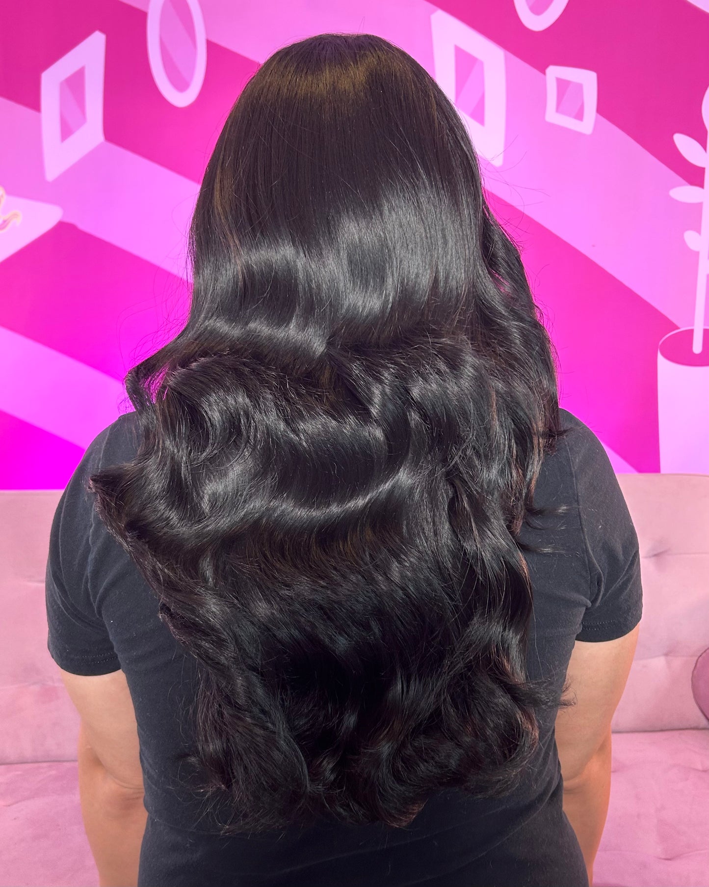 BABEARELLA PREMIUM HARD FRONT WIG (BLACK)