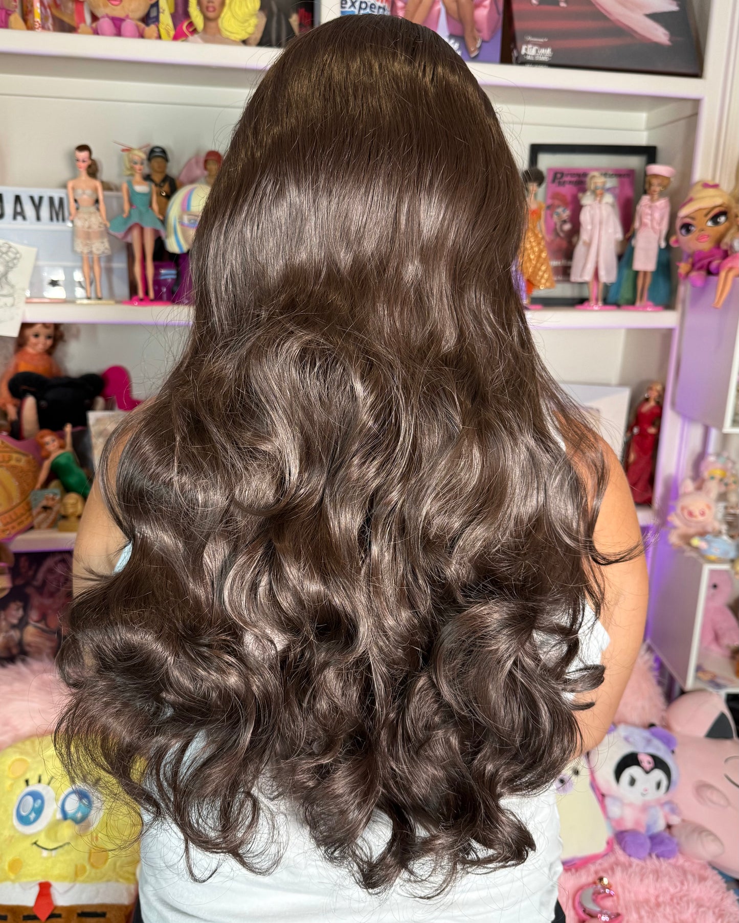 MEDIEVAL WAVES DEEP BROWN WIG