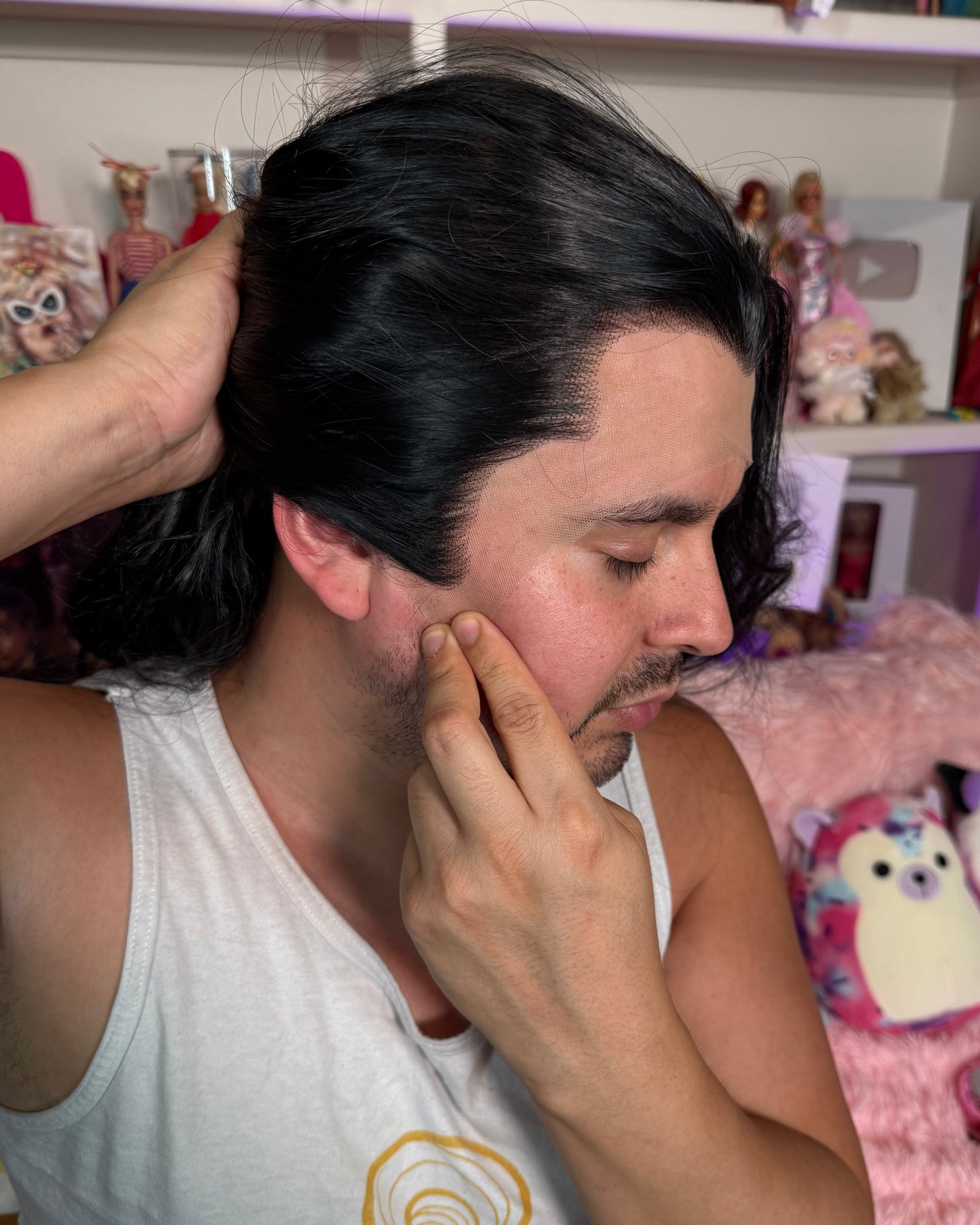 MEDIEVAL WAVES MIDNIGHT BLACK WIG