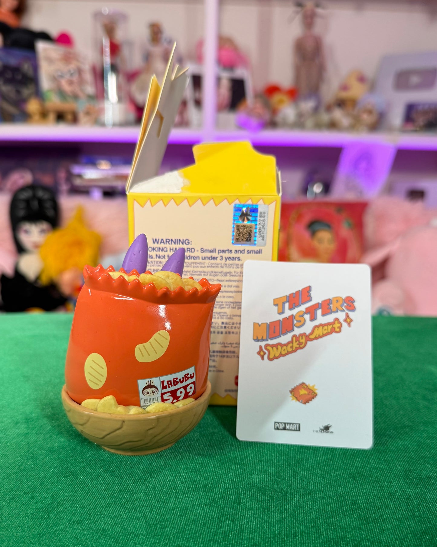 CONFIRMED WACKY MART LABUBU CHIPS (Unboxed)