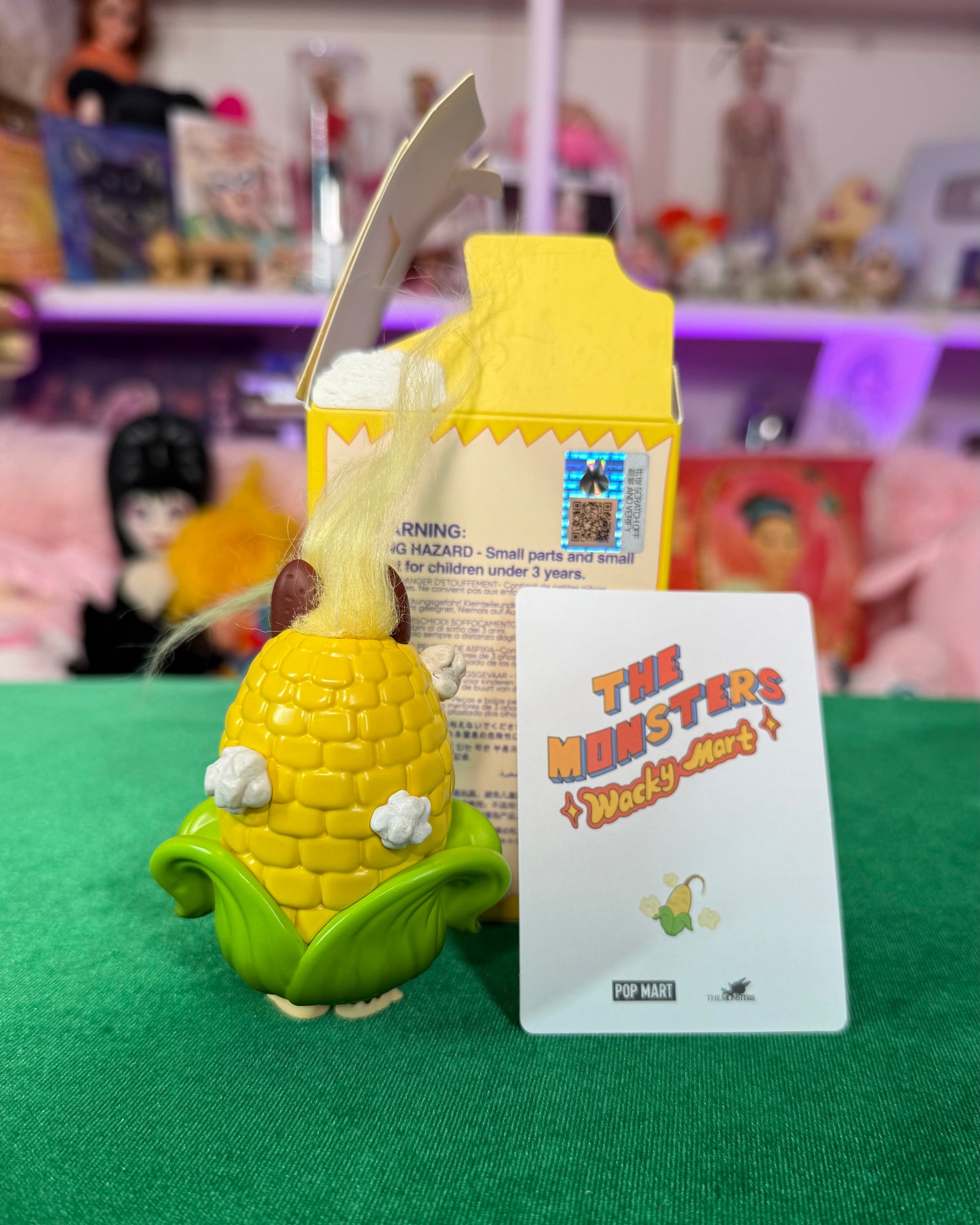 CONFIRMED WACKY MART LABUBU CORN (Unboxed)