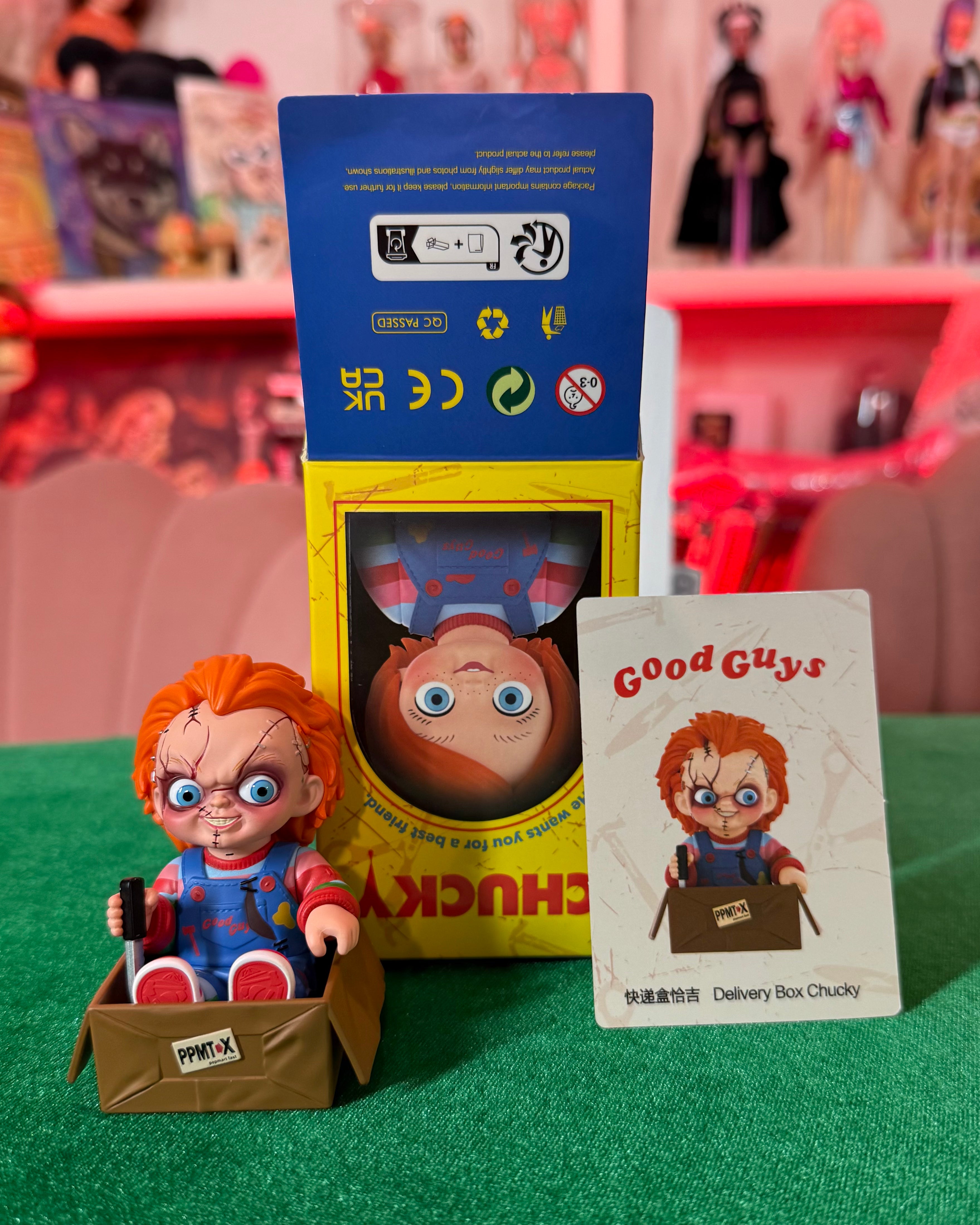 CONFIRMED POPMART CHUCKY FRANCHISE SERIES DELIVERY BOX CHUCKY CONFIRMED POPMART CHUCKY FRANCHISE SERIES DELIVERY BOX CHUCKY