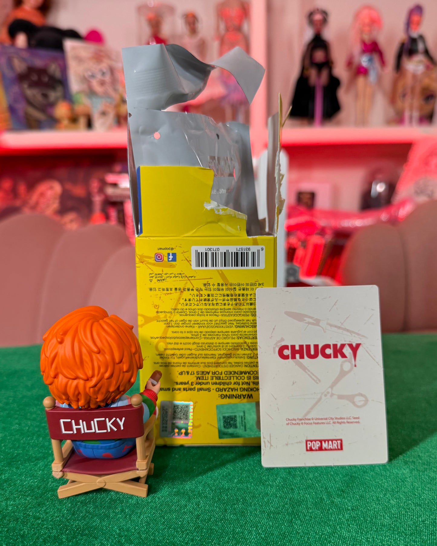 CONFIRMED POPMART CHUCKY FRANCHISE SERIES SHOWTIME CHUCKY(Unboxed)