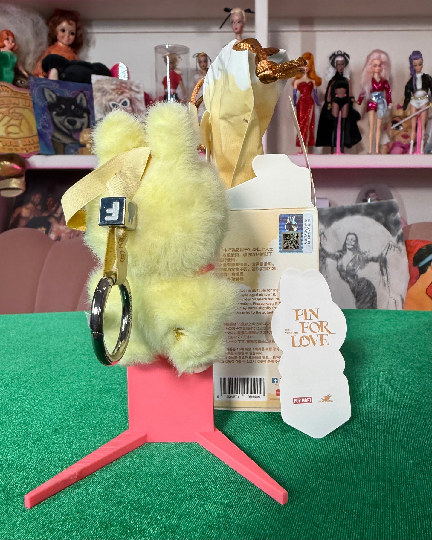 CONFIRMED PIN FOR LOVE LABUBU "F" (Unboxed)