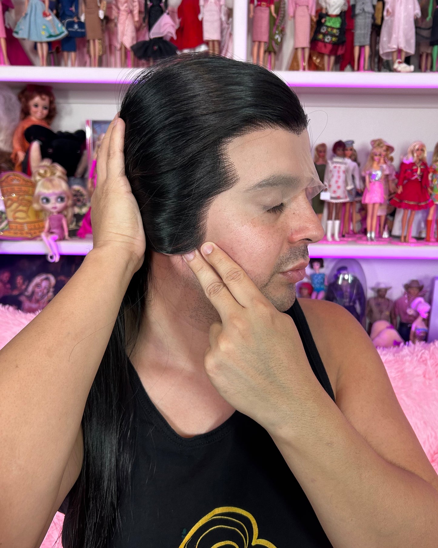 MEDIEVAL BLACK WIG