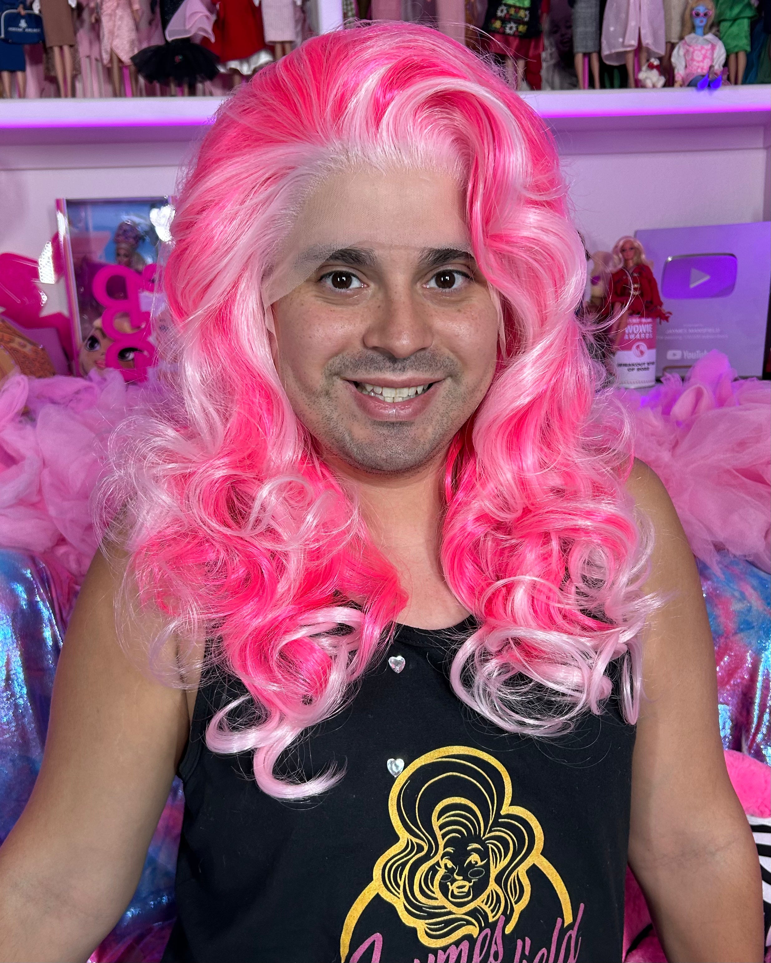 MANSFIELD PINK PREMIUM WIG
