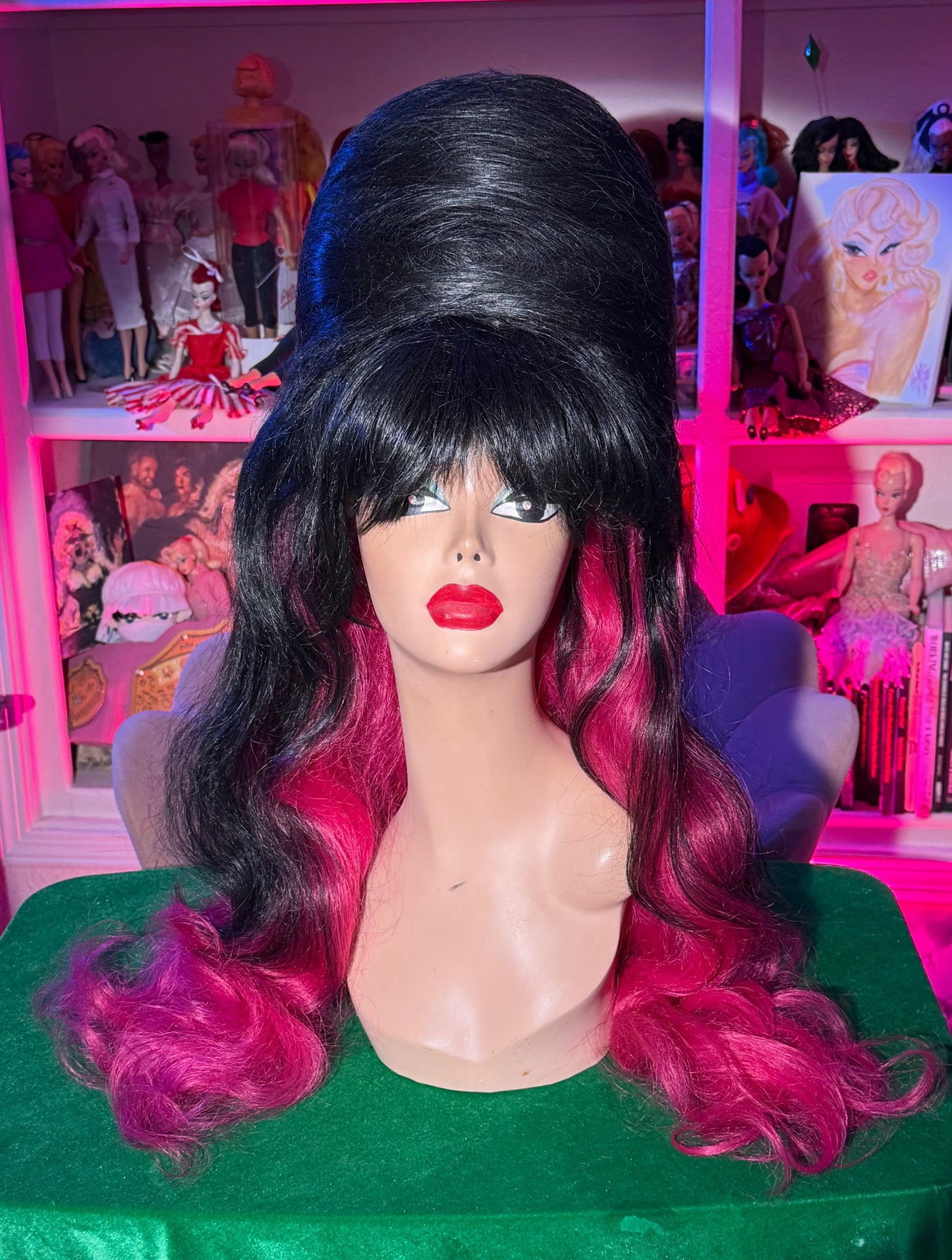 AS SEEN ON YOUTUBE: QUEEN OF THE VAMP KIDS (HARD FRONT WIG)