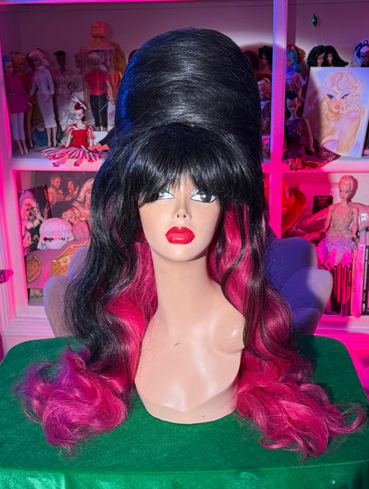 AS SEEN ON YOUTUBE: QUEEN OF THE VAMP KIDS (HARD FRONT WIG)