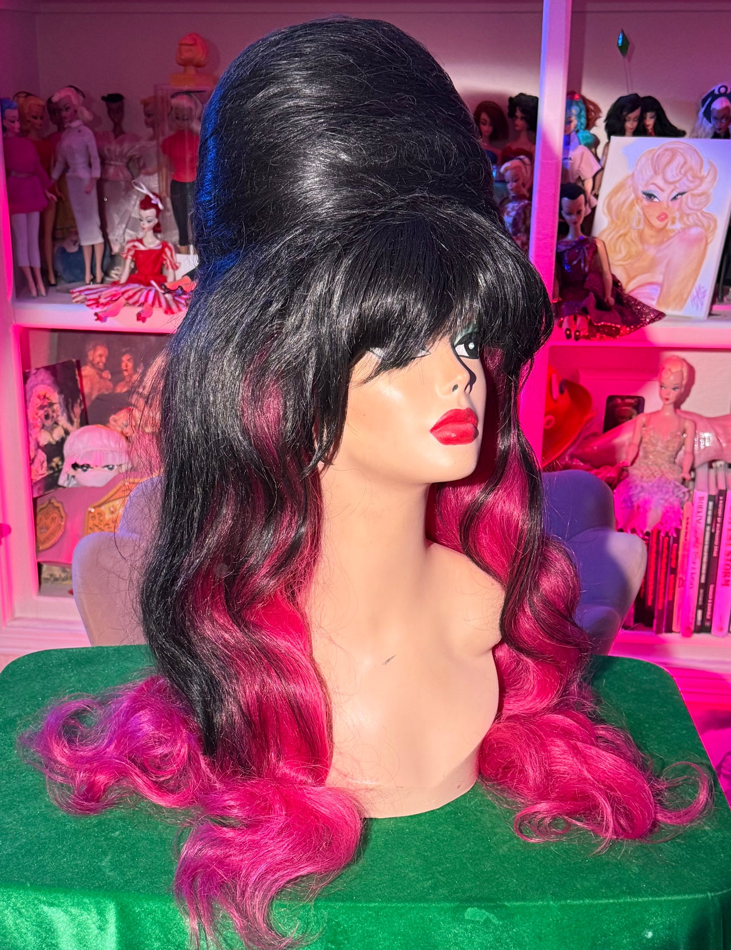 AS SEEN ON YOUTUBE: QUEEN OF THE VAMP KIDS (HARD FRONT WIG)