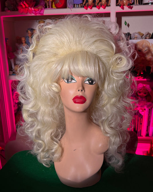 AS SEEN ON YOUTUBE: 80S DOLLY (HARD FRONT WIG)