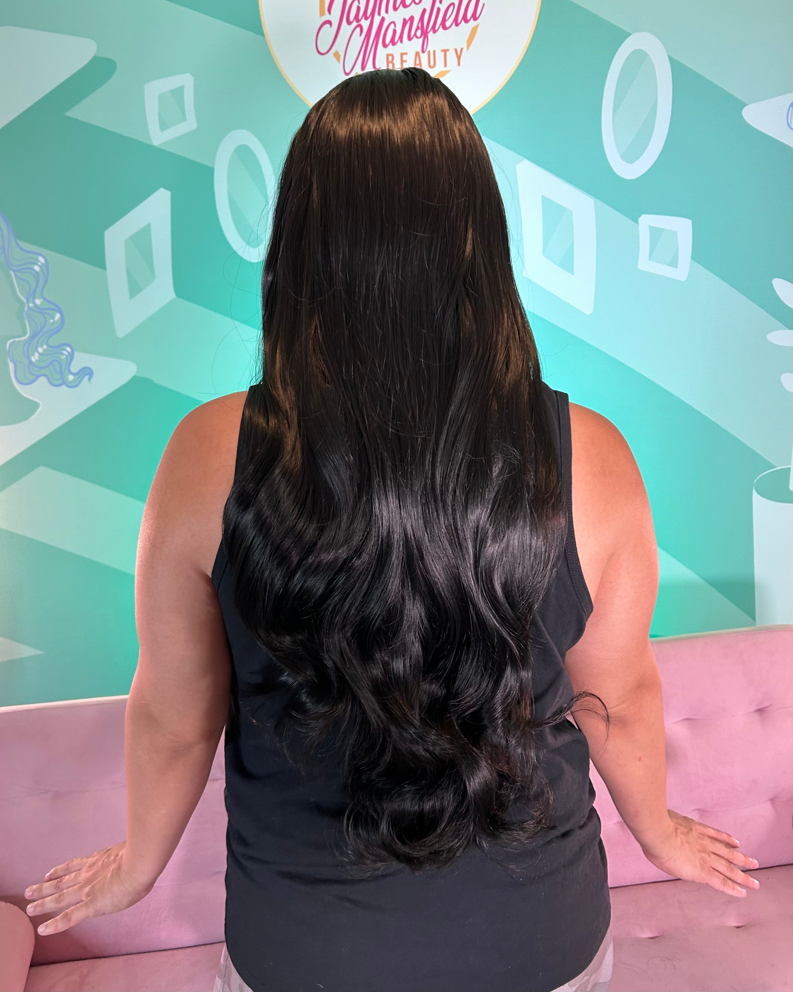 FASHION DOLL BLACK PREMIUM WIG (LARGE CAP)