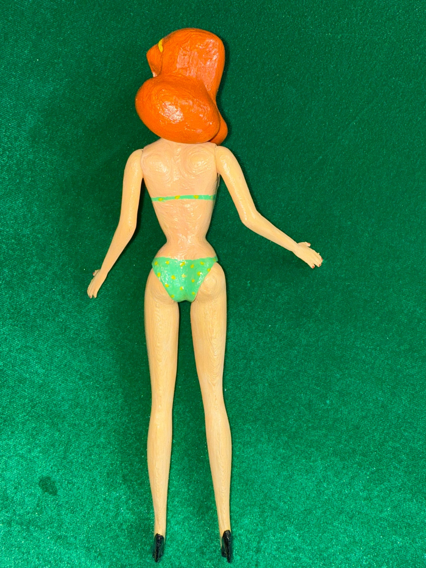 BATHING BEAUTY DOLL (REDHEAD & GREEN)