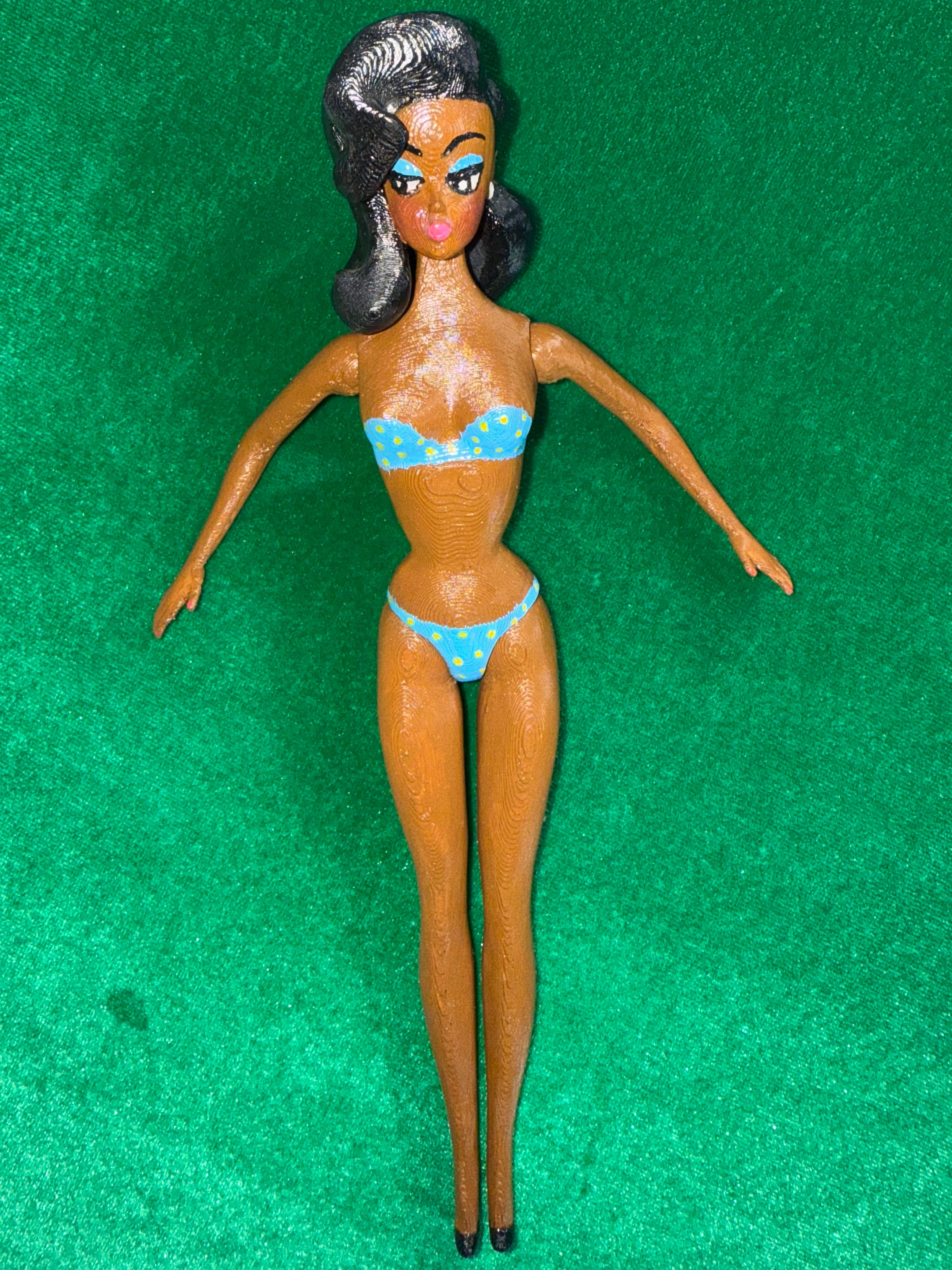 BATHING BEAUTY DOLL (RAVEN & BLUE)