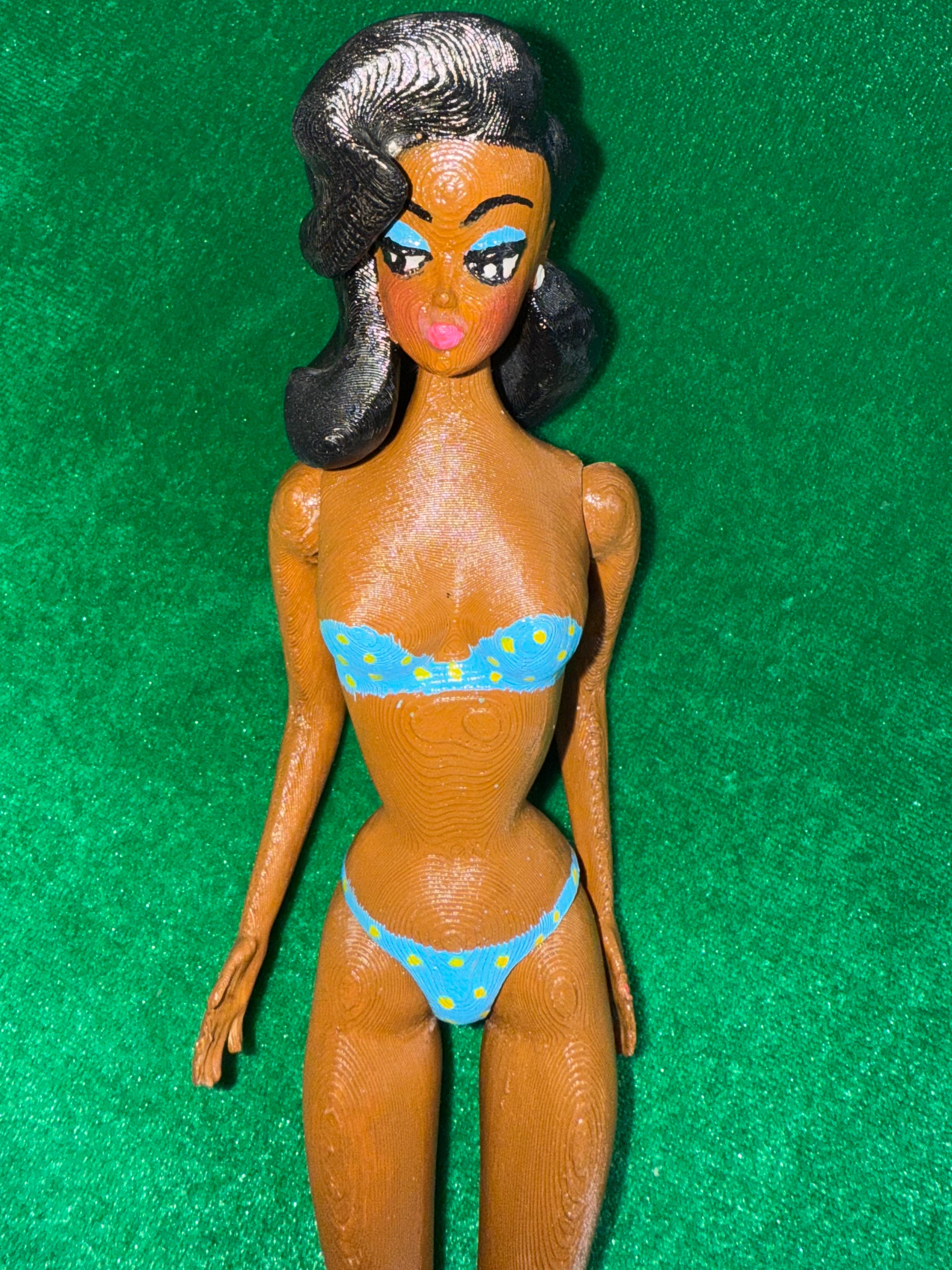 BATHING BEAUTY DOLL (RAVEN & BLUE)