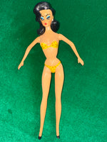 BATHING BEAUTY DOLL (RAVEN & YELLOW)
