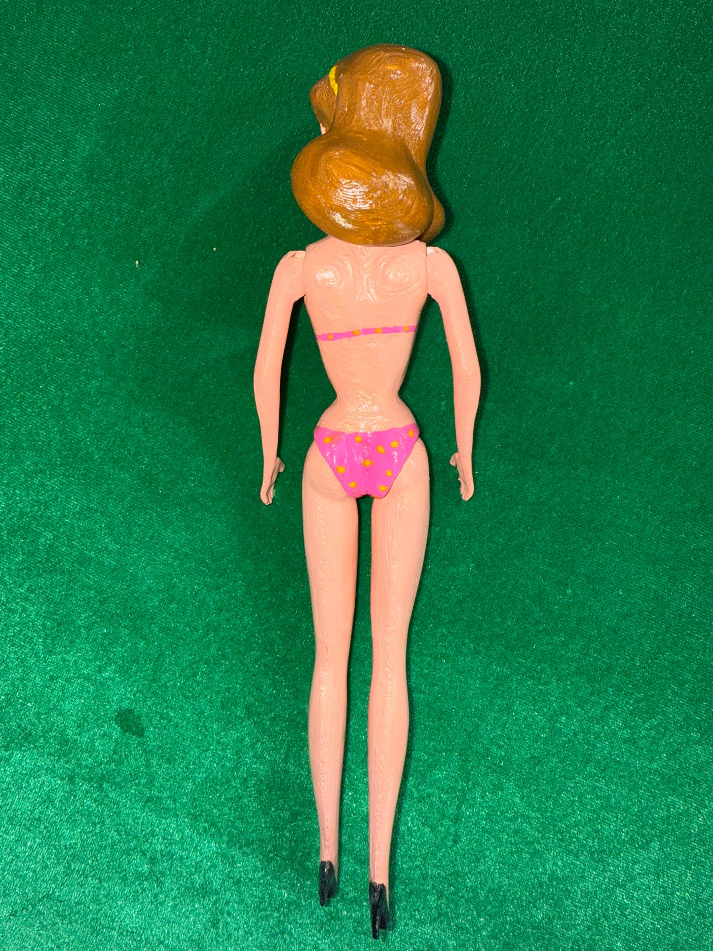 BATHING BEAUTY DOLL (BRUNETTE & PINK)