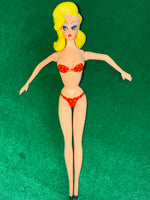BATHING BEAUTY DOLL (BLONDE & RED)