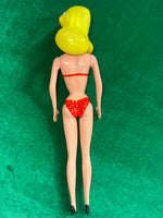 BATHING BEAUTY DOLL (BLONDE & RED)