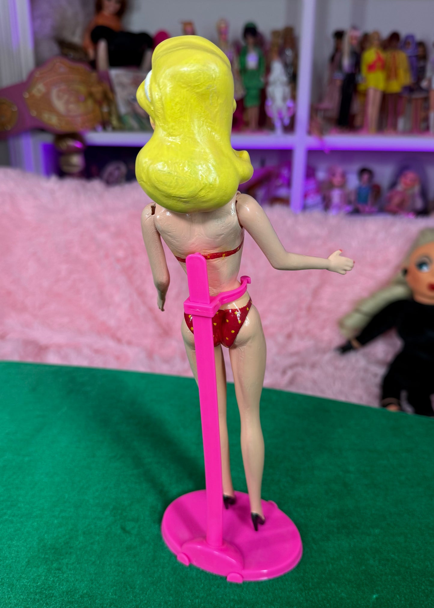 BATHING BEAUTY DOLL (12 INCH BLONDE & RED)