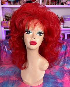 AS SEEN ON YOUTUBE: REDDY TO ROCK HARD FRONT WIG)
