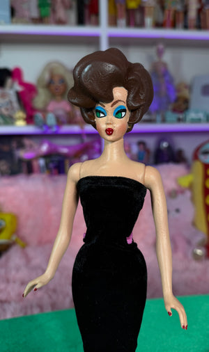 VAVA VOOM DOLL (BRUNETTE LIZ) LITTLE BLACK DRESS COLLECTION