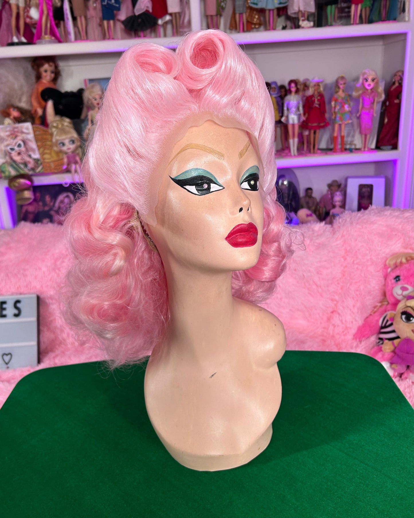 AS SEEN ON YOUTUBE: PINK VICTORY ROLLS