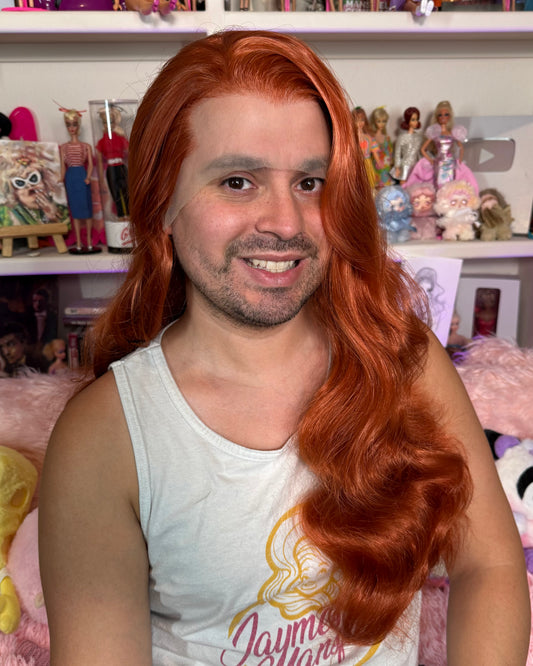 MEDIEVAL WAVES AUBURN WIG