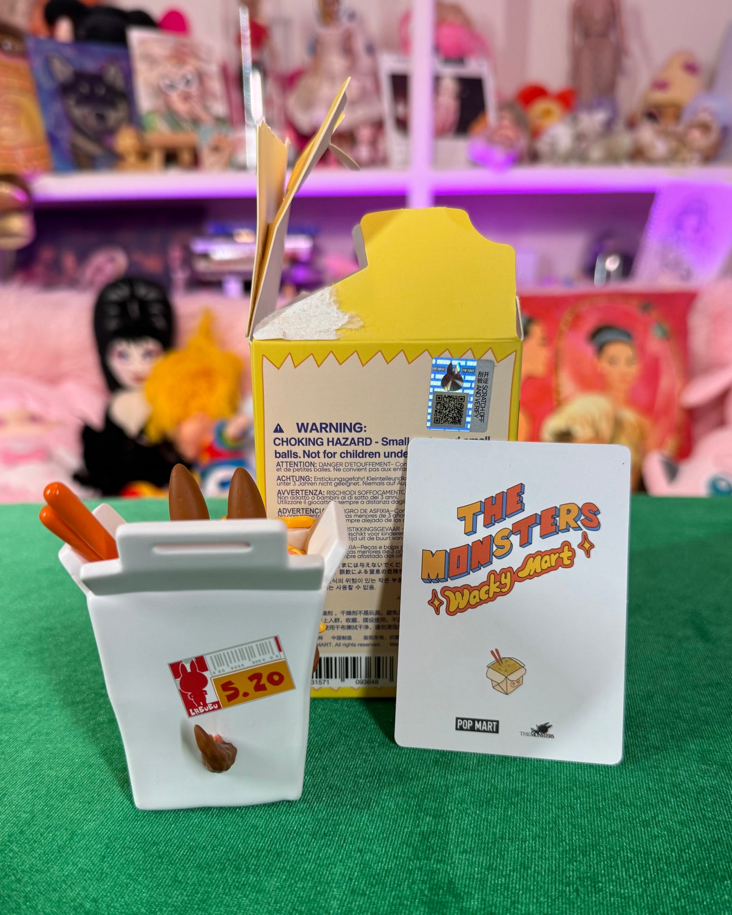 CONFIRMED WACKY MART LABUBU CHOW MEIN (Unboxed)