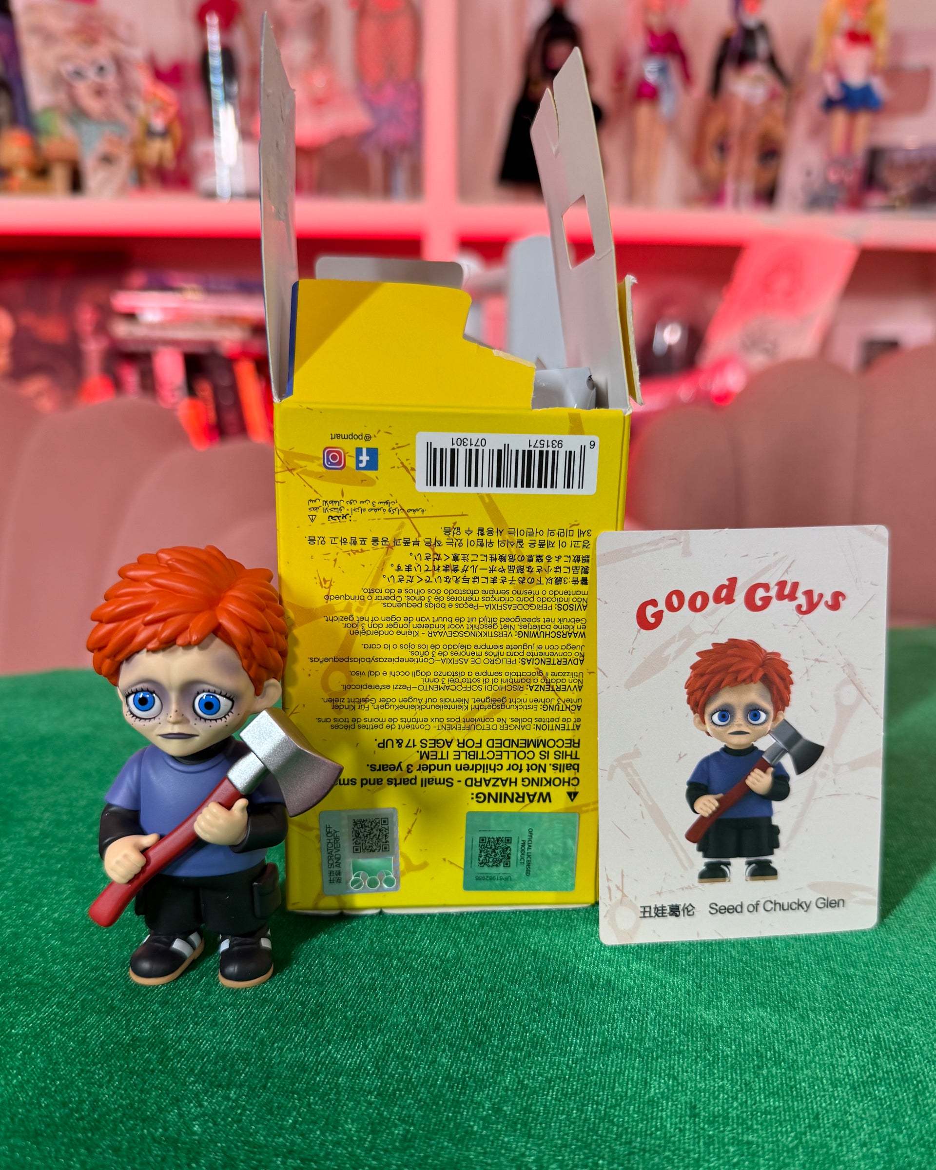 CONFIRMED POPMART CHUCKY FRANCHISE SERIES SEED OF CHUCKY GLEN CONFIRMED POPMART CHUCKY FRANCHISE SERIES SEED OF CHUCKY GLEN