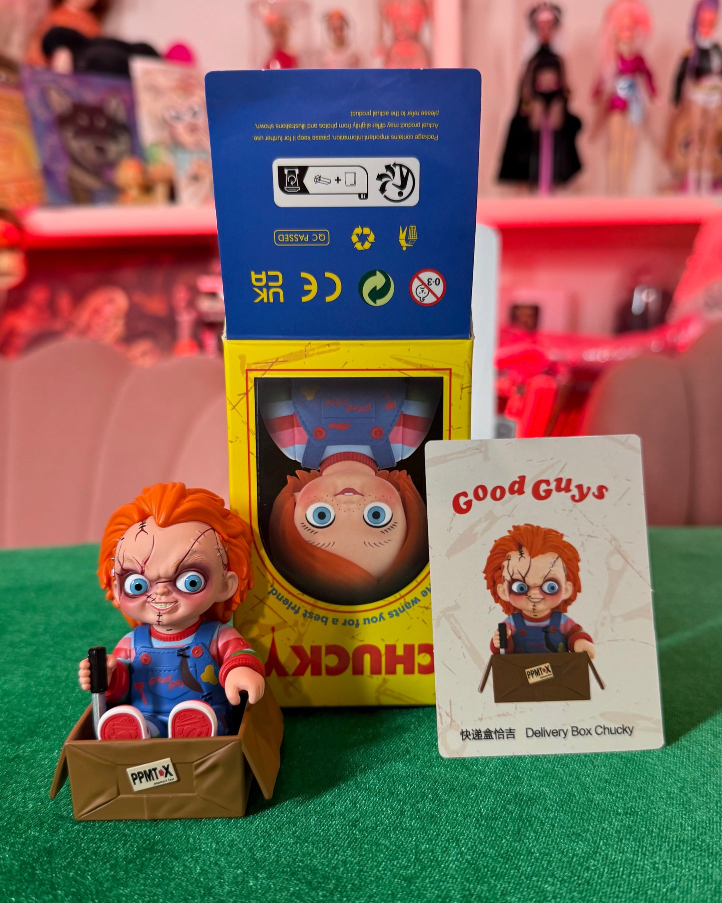 CONFIRMED POPMART CHUCKY FRANCHISE SERIES DELIVERY BOX CHUCKY(Unboxed)