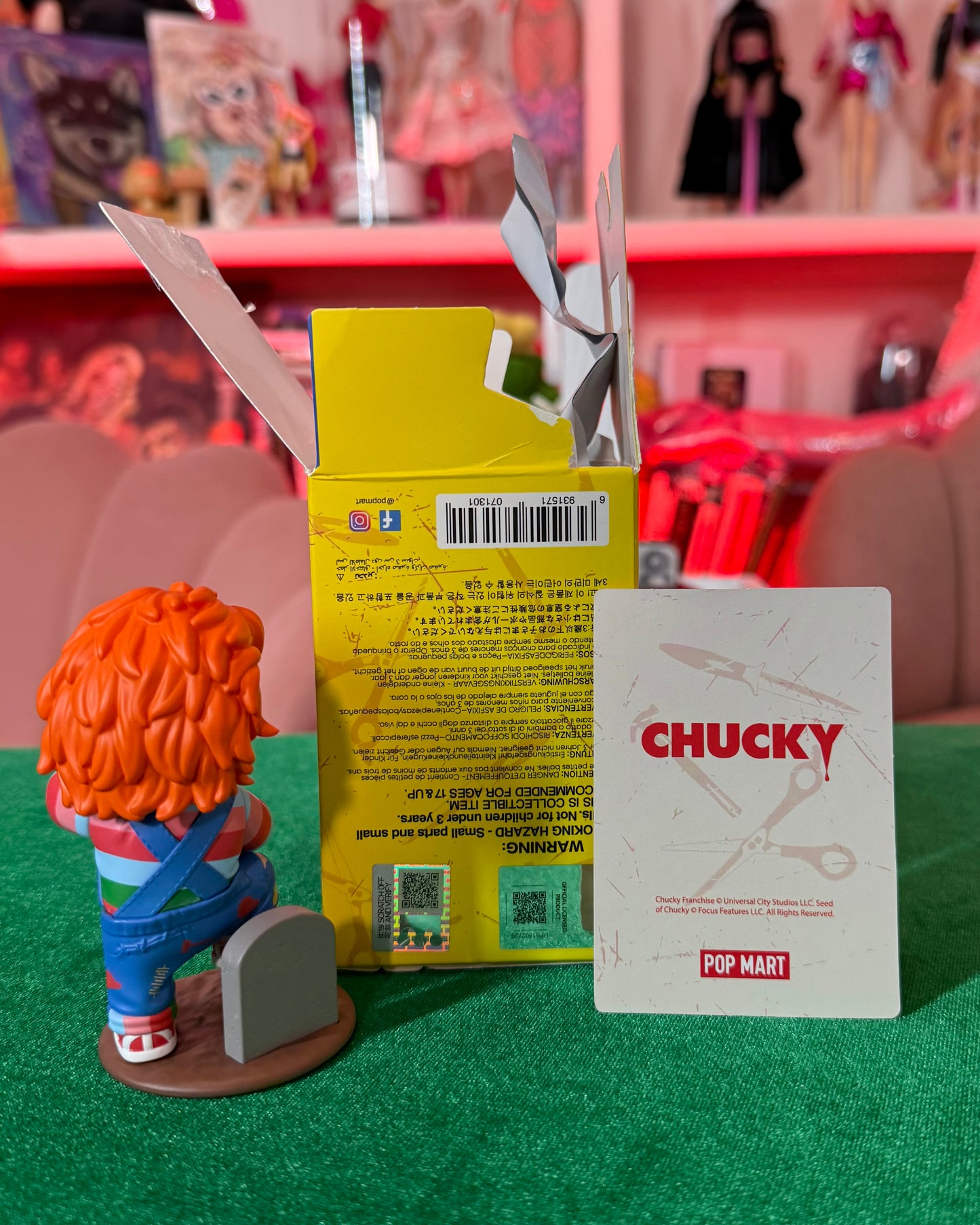 CONFIRMED POPMART CHUCKY FRANCHISE SERIES GRAVEYARD CHUCKY(Unboxed)