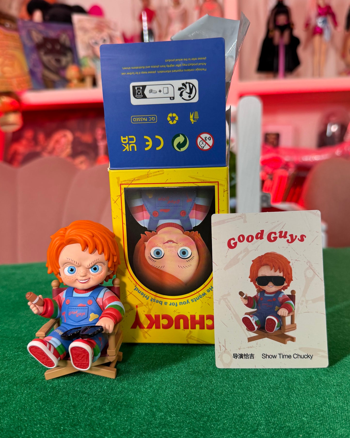 CONFIRMED POPMART CHUCKY FRANCHISE SERIES SHOWTIME CHUCKY(Unboxed)