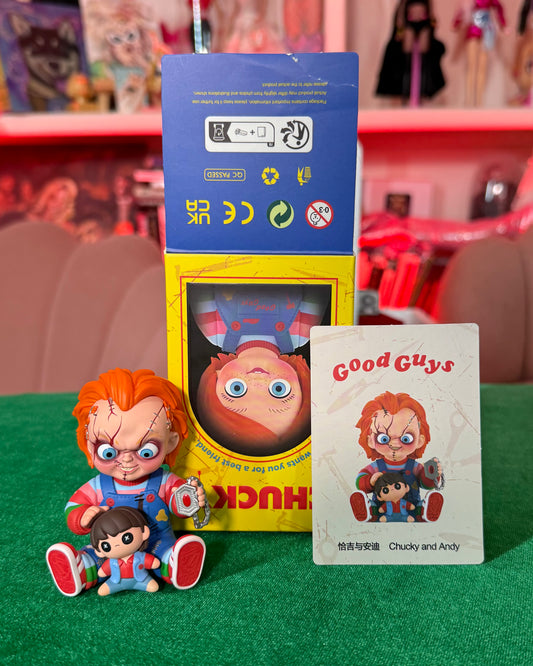 CONFIRMED POPMART CHUCKY FRANCHISE SERIES CHUCKY AND ANDY (Unboxed)