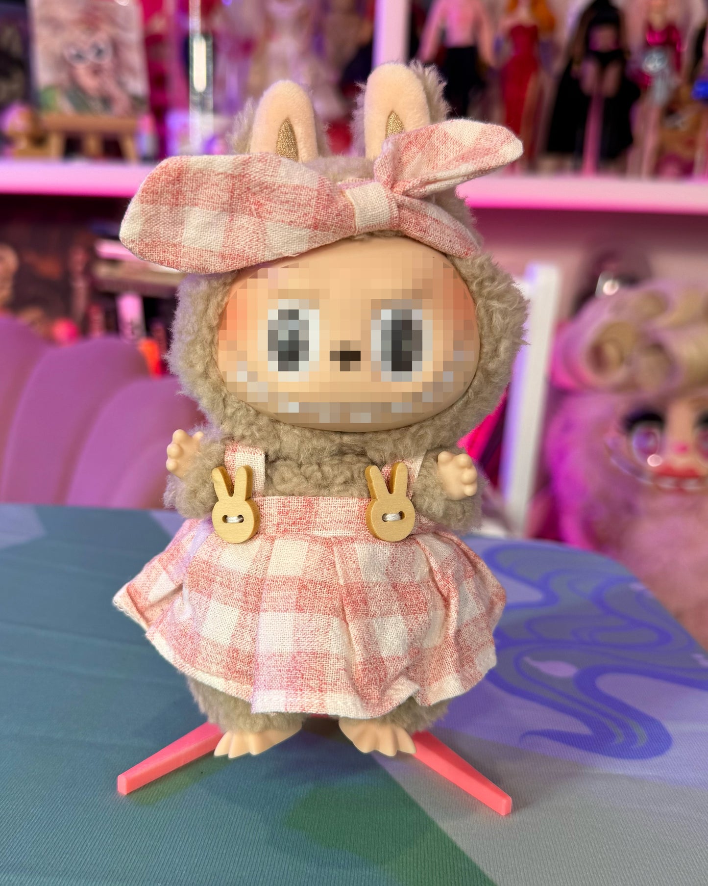 PRETTY PINK DRESS COSTUME SET (MONSTER ACCESSORIES)