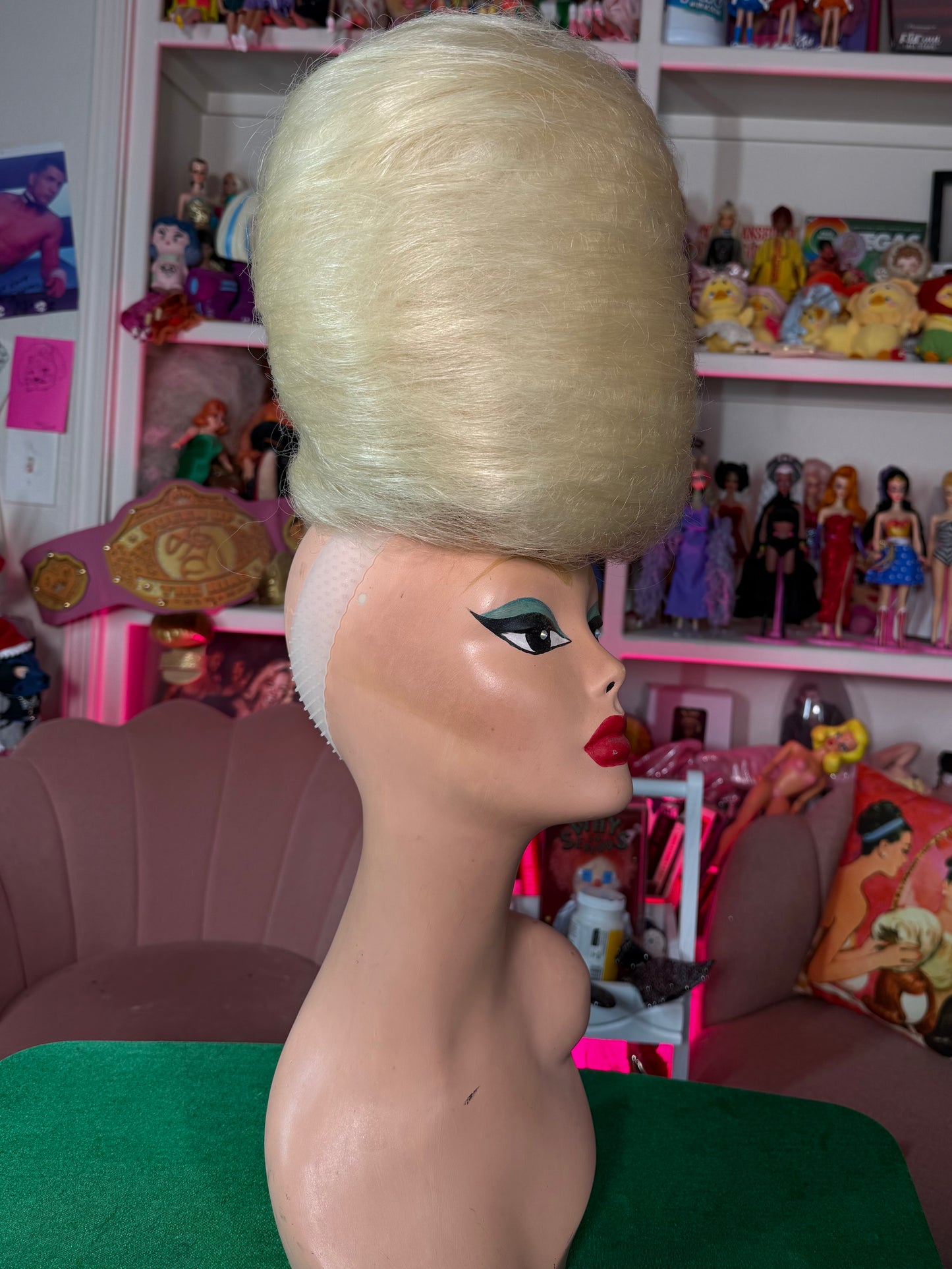 AS SEEN ON YOUTUBE: BEEHIVE TOPPER (JAYMES WORN WIG)