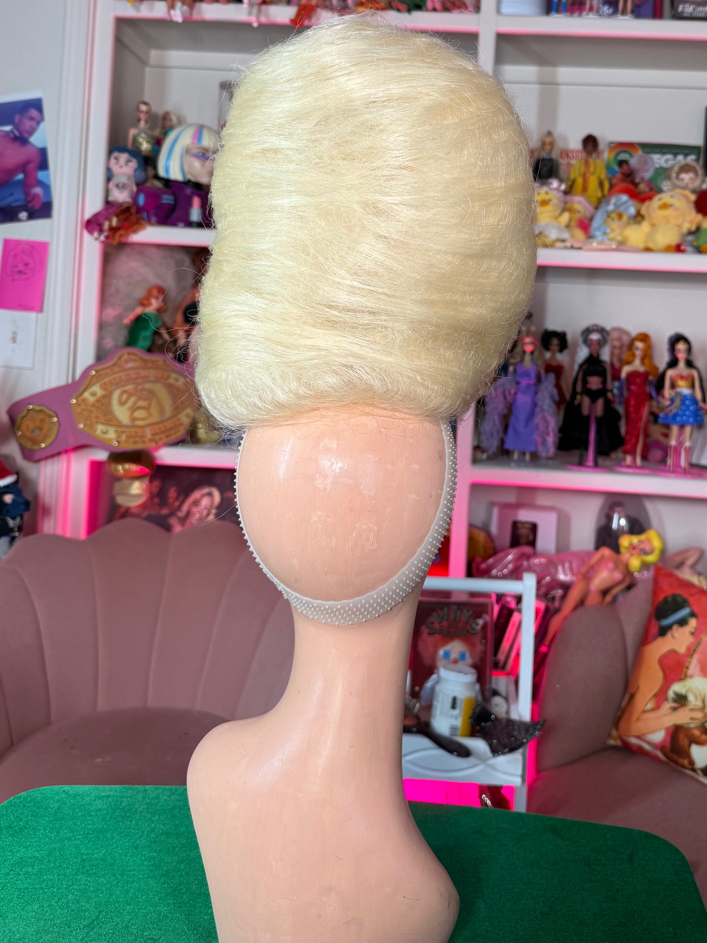 AS SEEN ON YOUTUBE: BEEHIVE TOPPER (JAYMES WORN WIG)