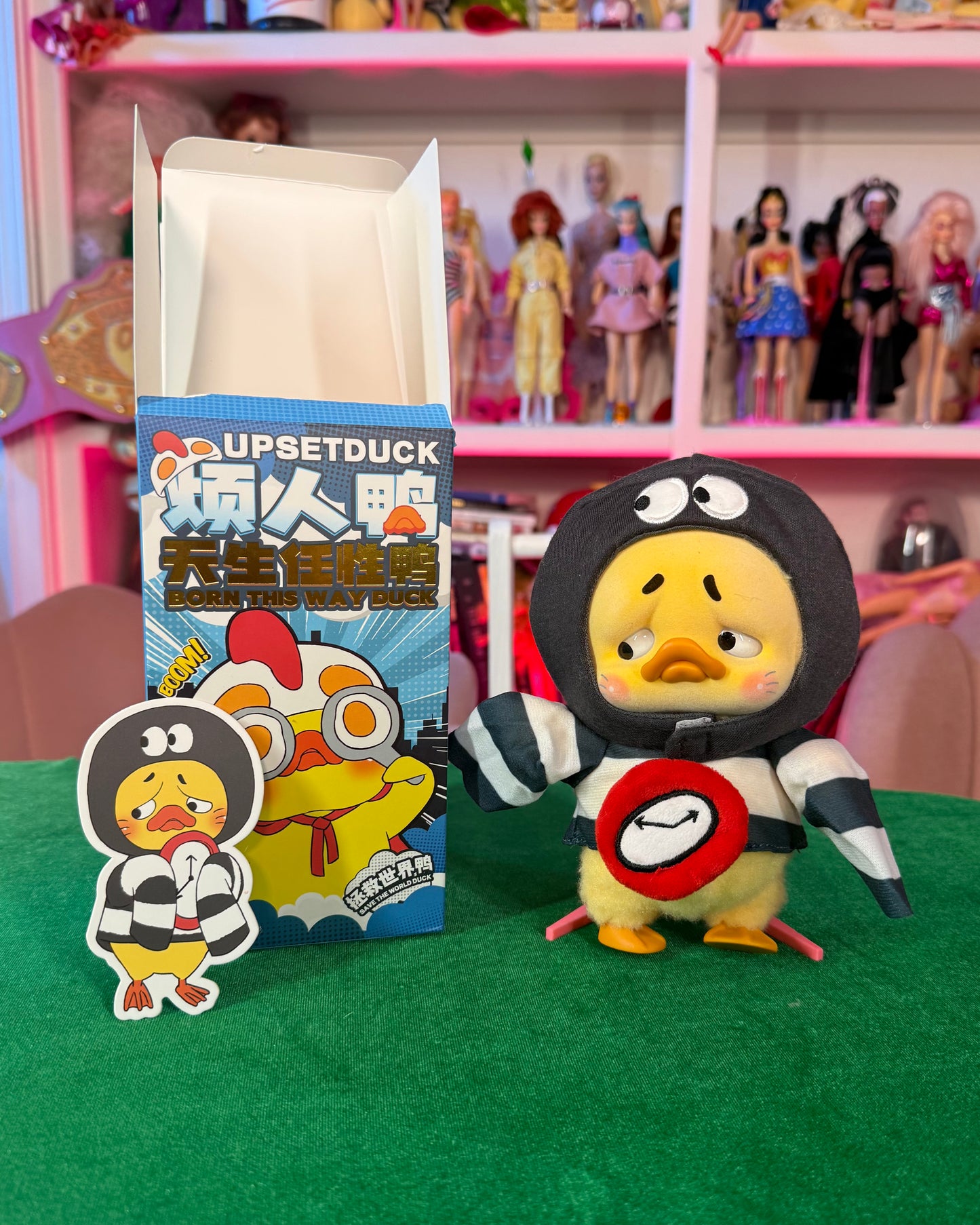 Upset Duck V3 Born This Way Vinyl Plush ( Sneaky Time Duck)