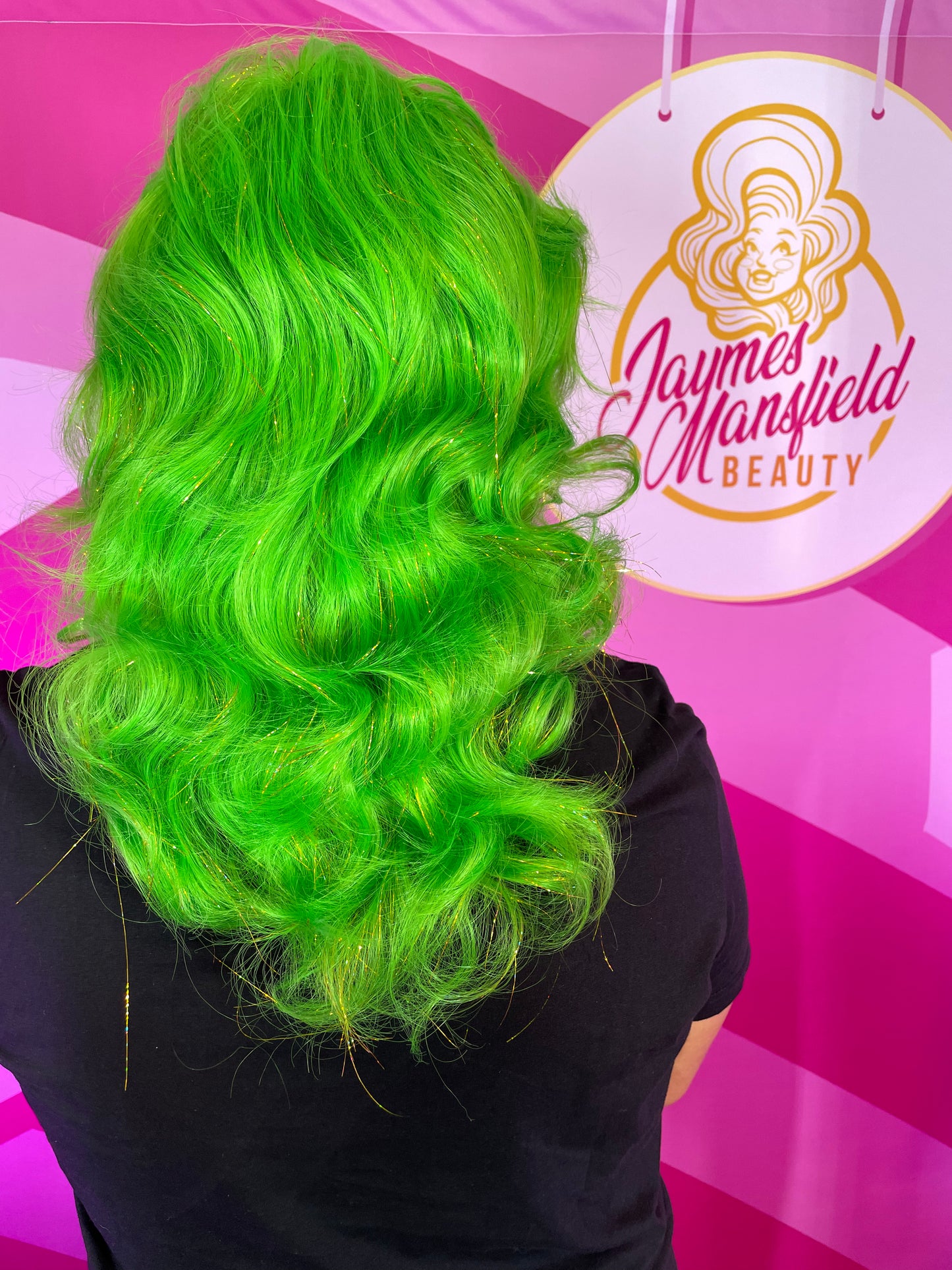 PARDON ME IN EVERGREEN TINSEL (HARD FRONT WIG)