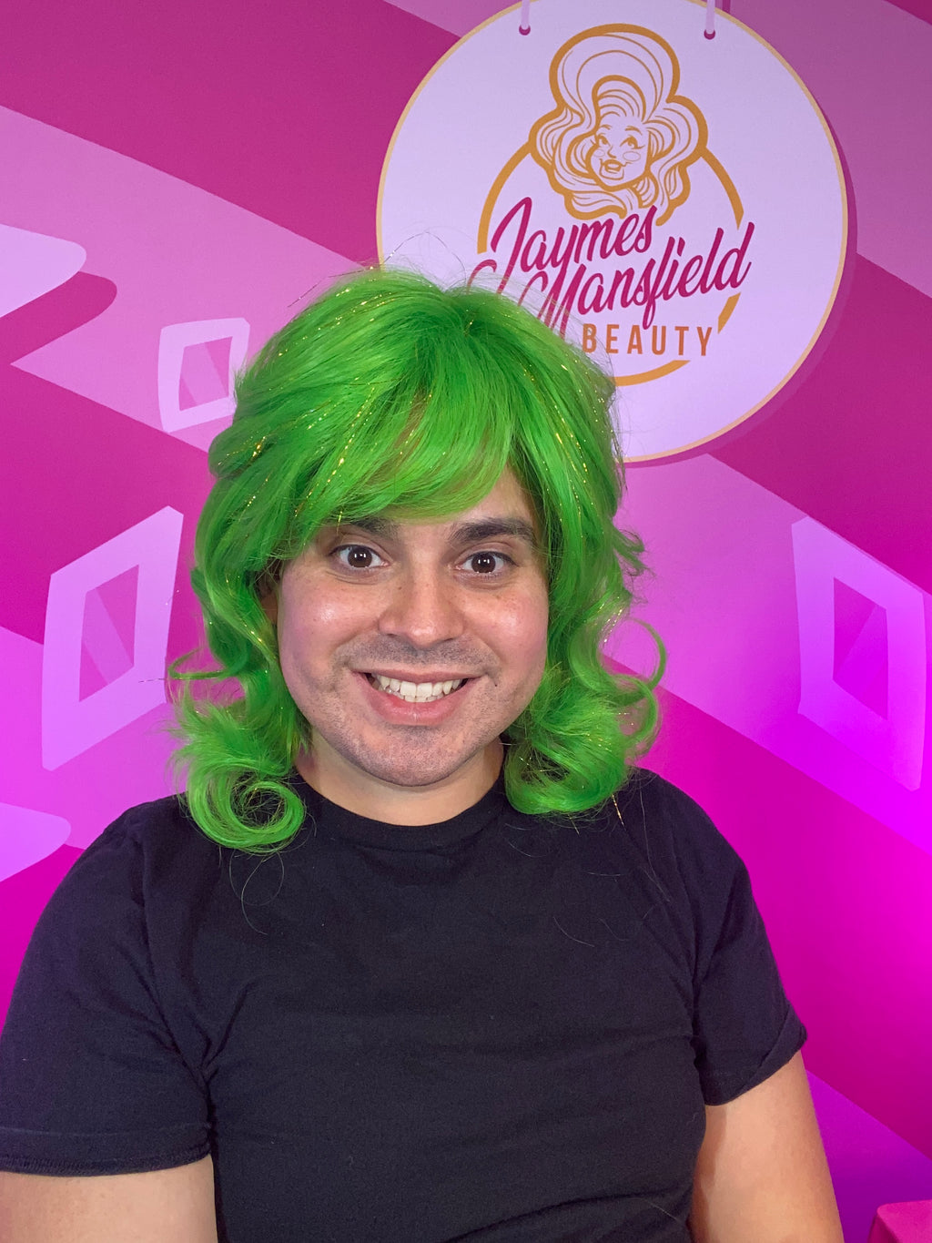 PARDON ME IN EVERGREEN TINSEL (HARD FRONT WIG)