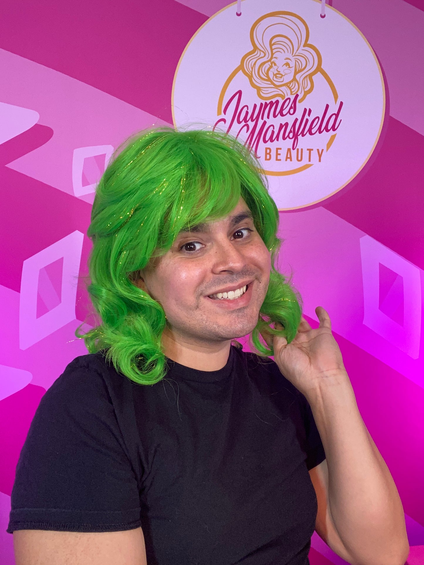 PARDON ME IN EVERGREEN TINSEL (HARD FRONT WIG)